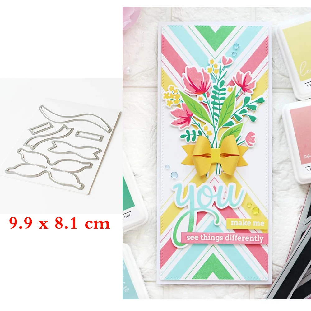 Художественные банты набор для высечки металлические трафареты DIY скрапбукинга