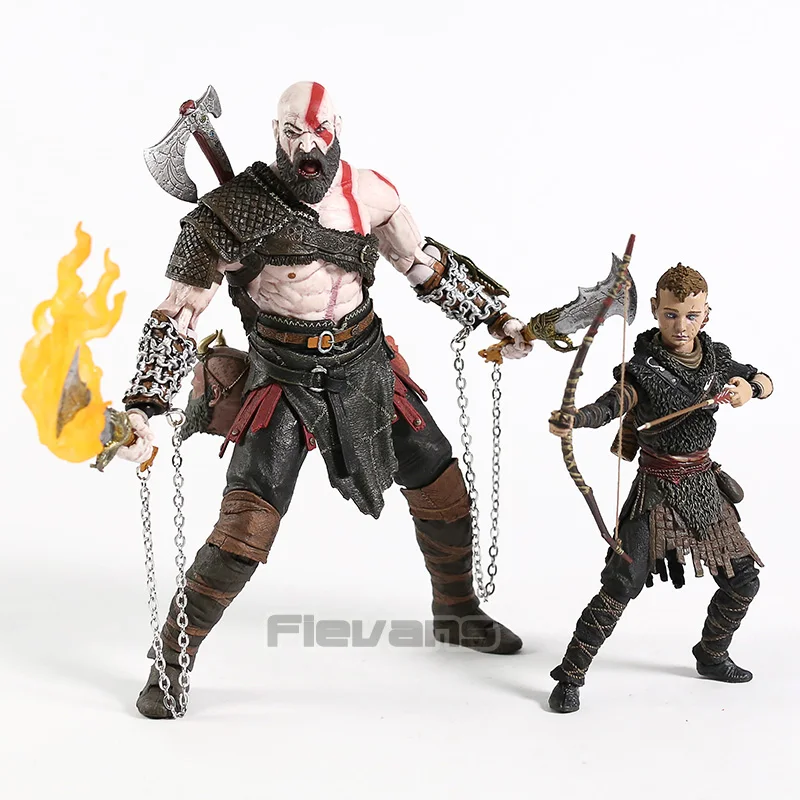 NECA God of War 2018 Kratos & Atreus Ultimate ПВХ экшн фигурка Коллекционная модель игрушка 2 шт. в