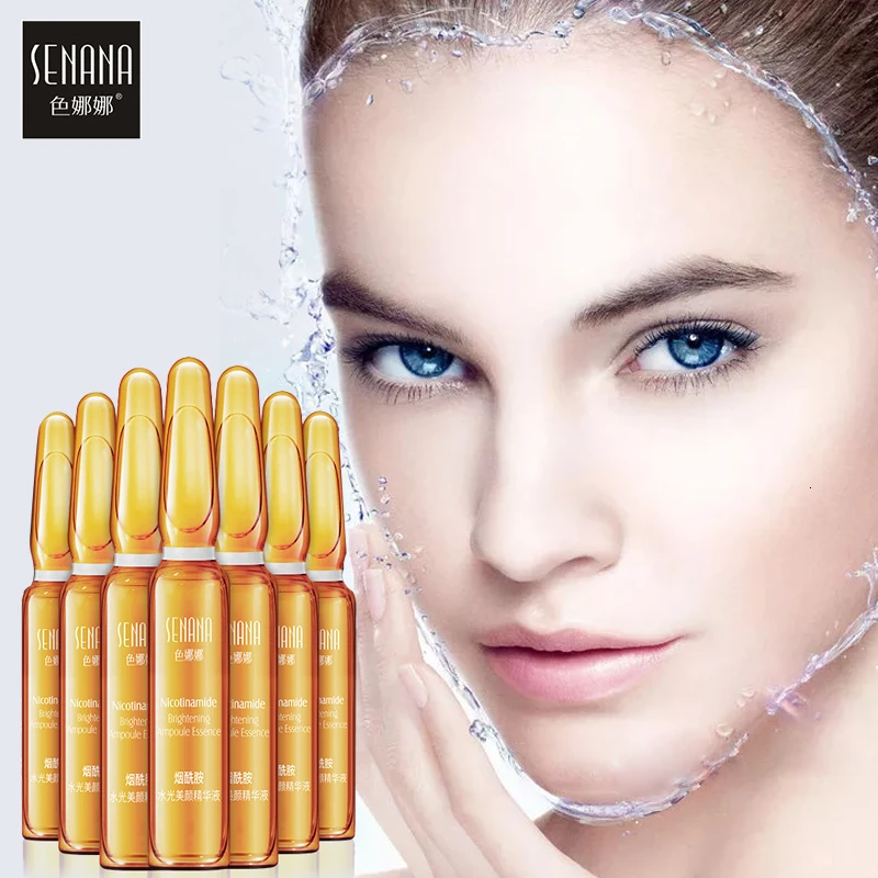 SENANA Niacinamide отбеливающая лицевая сыворотка увлажняющий ампул против старения