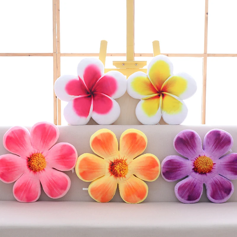 Высокое качество 3D имитация растений листья плюшевые подушки мягкие домашние