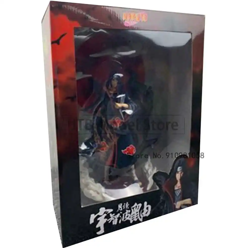 

Naruto Shippuden Figure Tsukuyomi Uchiha Itachi Figma 36cm Bright Model Anime Battle Scene Statue Child Toy Collectible Gift