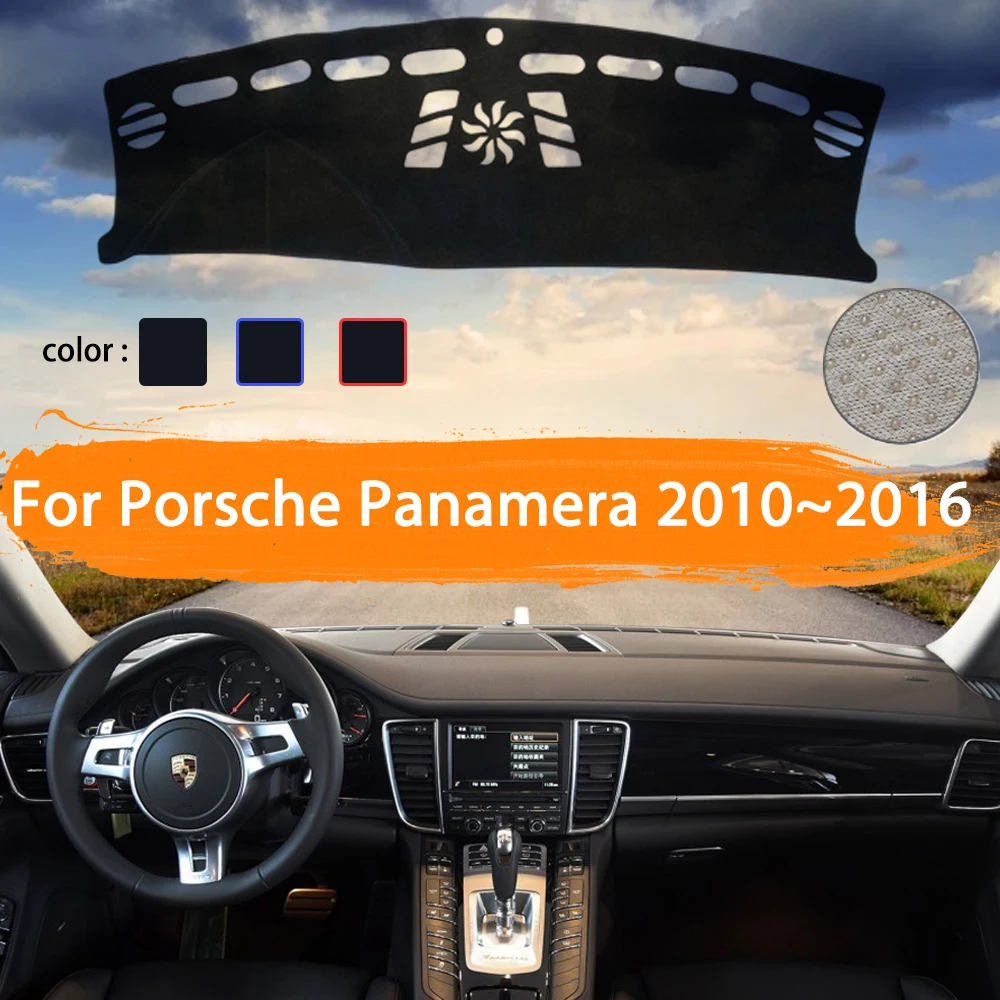 

Car Dashboard Cover Dashmat For Porsche Panamera 2010~2016 car Auto Inner Sun Shade Dash Board Pad Carpet Car Styling 2011 2012