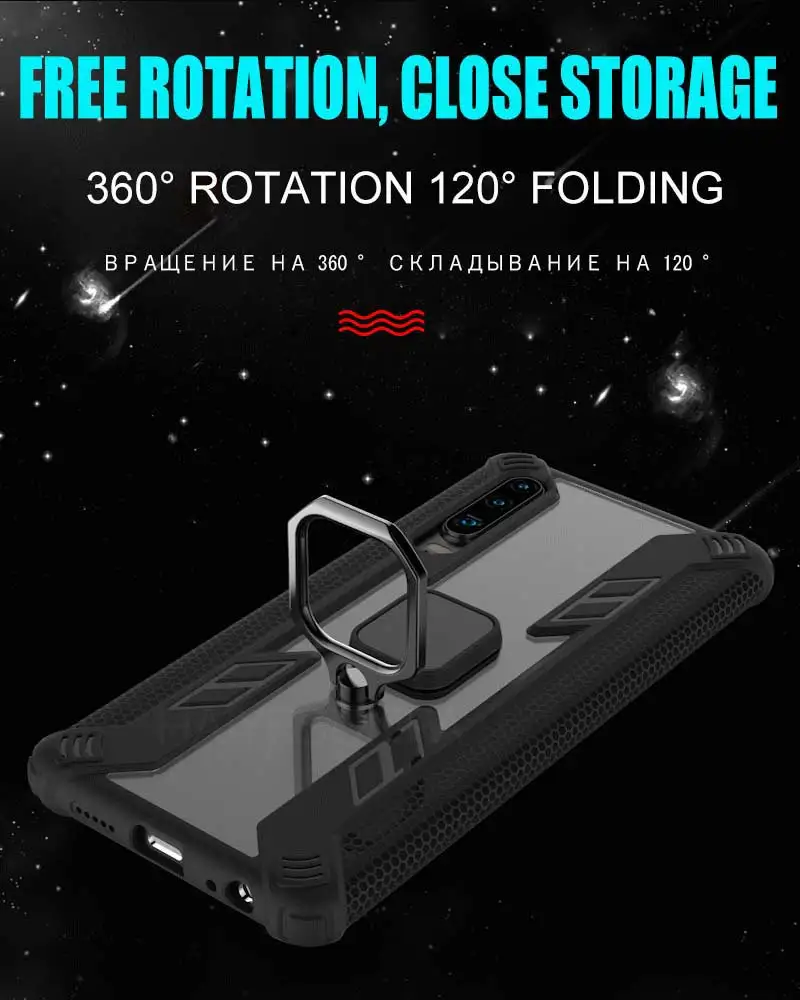 Роскошный защитный силиконовый чехол для телефона huawei P30 Pro mate 20X Honor 20 10 Lite 8X P Smart Y7 Y9 силиконовый чехол с кольцом