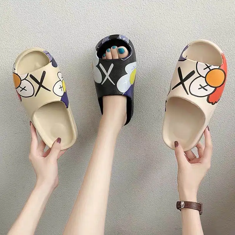 

2021 New Summer Unisex Comfort EVA Women Slippers Ladies Shoes Couple Flip Flops Chaussures Femme Casual Shoes Women Sandals