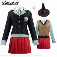 danganronpa v3 himiko yumeno cosplay costume school girl uniform women outfit halloween party skirt suit jacketshirtmagic hat