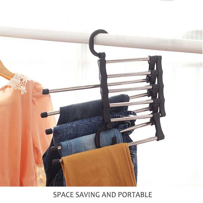 Вешалка для одежды полки брюк вешалки из нержавеющей стали многофункциональная