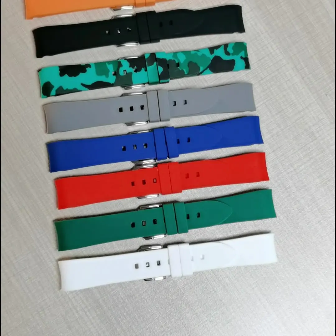 

Ремешок силиконовый для наручных часов, 18 19 20 21 22 24 мм