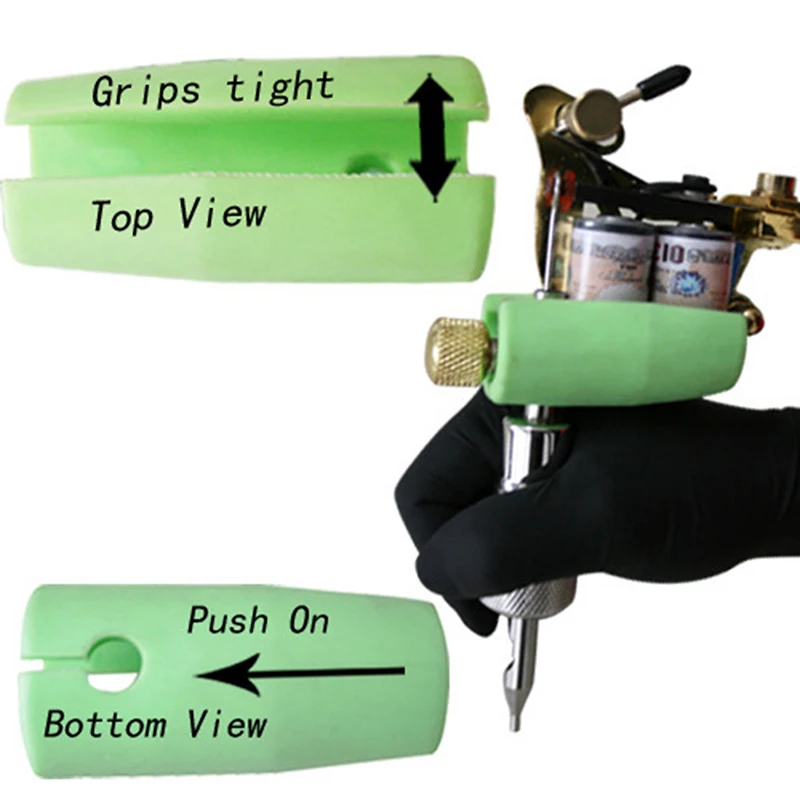 

1Pcs Tattoo Machine Grip Handle Holder Cover Silicone Pen Machine Cover
