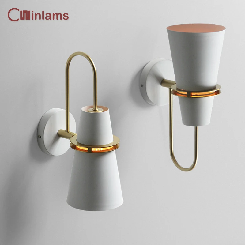 Modern Wall Lamp Nordic Macaron LED Horn Wall Light Fixtures Creative Sconce for Bedside Living Room Home Indoor Decor Luminaire