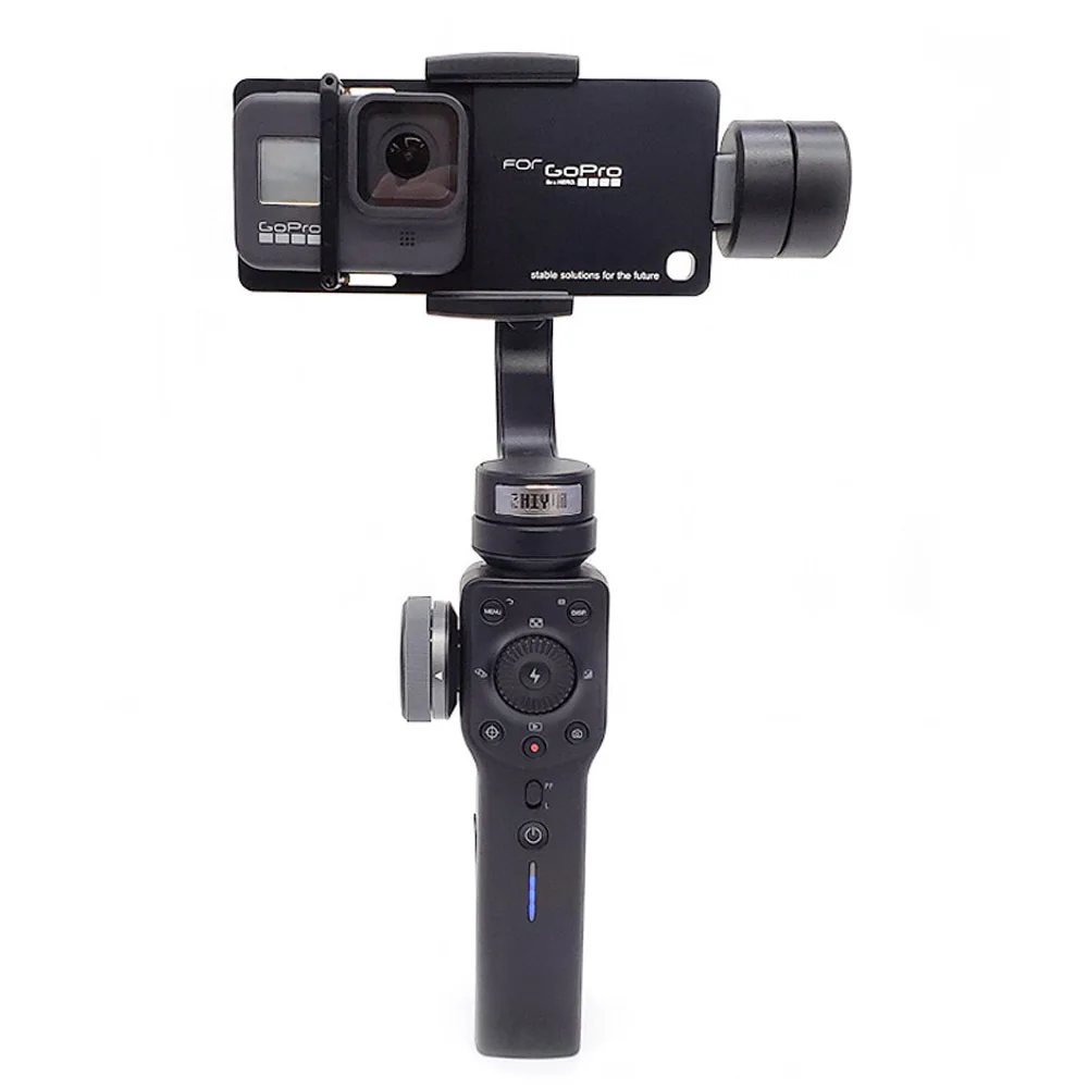 Ручной шарнирный адаптер переключатель Монтажная пластина для GoPro Hero 8 черная камера для DJI Osmo Feiyu Zhiyun Smooth Q Gimbal