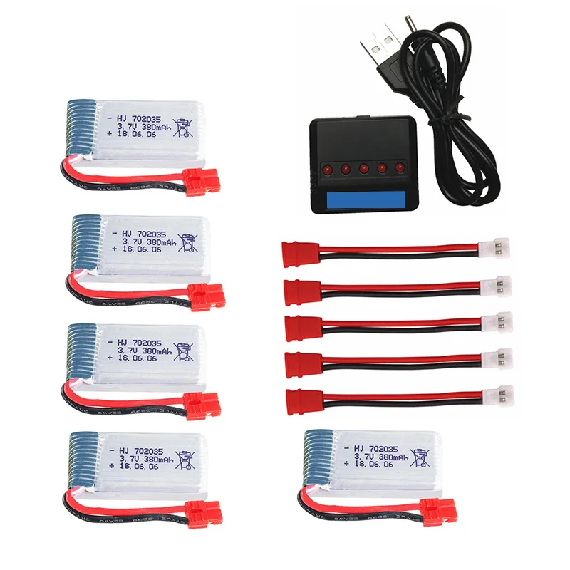3 7 V 380Mah Lipo аккумулятор для SYMa X5A 1 X15 X15C X15W Квадрокоптер RC аксессуары и зарядное