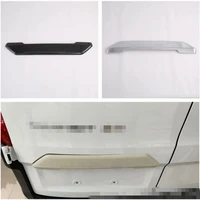 fit for ford transit 2017 ford tourneo custom 2016 carbon fiber style abs car rear door trunk cover trim styling sticker