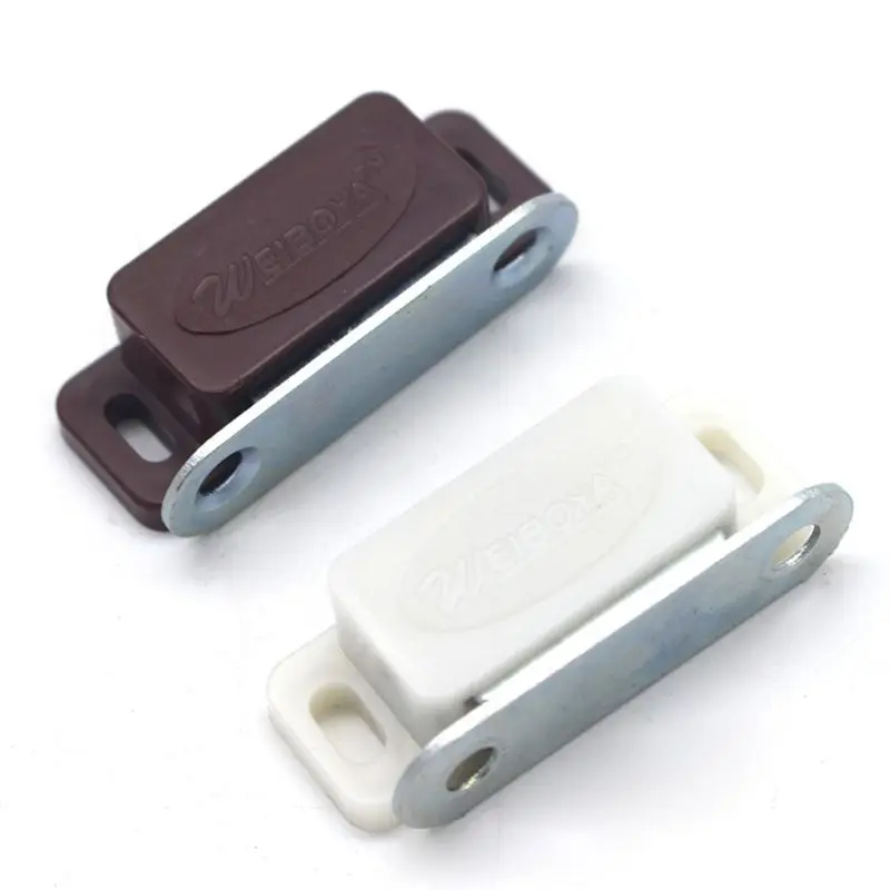 10Pcs Mini Plastic Cabinet Magnetic Catch Lock Latch Door Shutter Stopper Damper Buffers for Home Kitchen Furniture Cupboard |