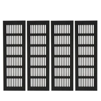 4pcsaluminum alloy air grille vent cover for furniture wardrobe shoe cabinet grille closet air conditioner home decoration cover