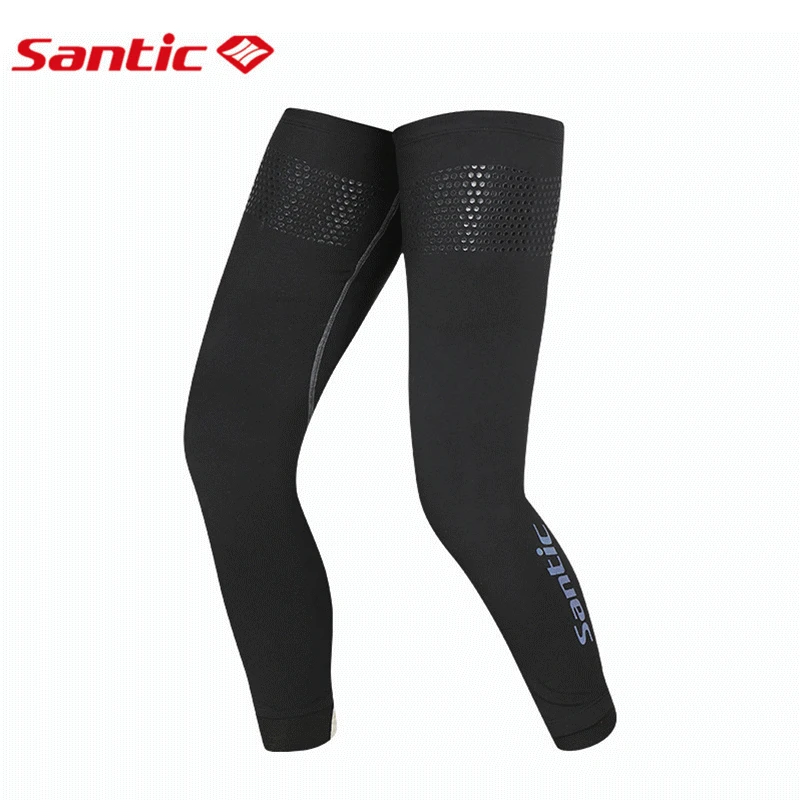 

Santic MTB Bike Long Leg Warmers Keep Warm Outdoor Sports Cycling Leg Warmers UV Protect Tights Leg Warmers Men Autumn Winter
