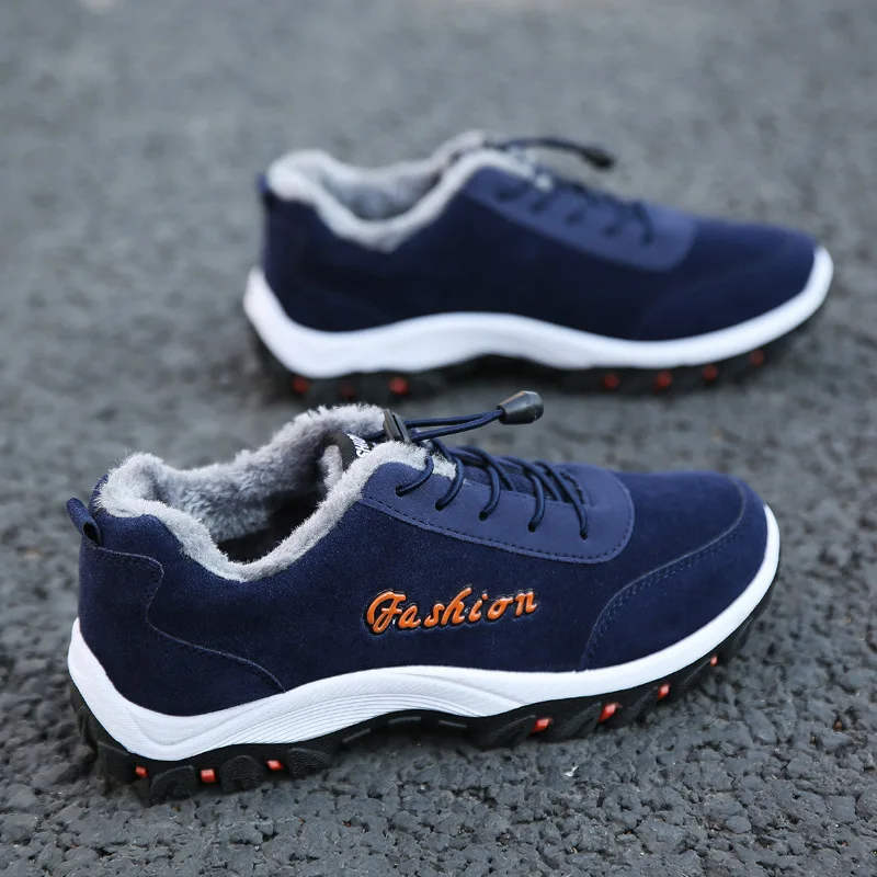 2019 г. зимняя повседневная обувь Мужская из двух хлопковых материалов модная