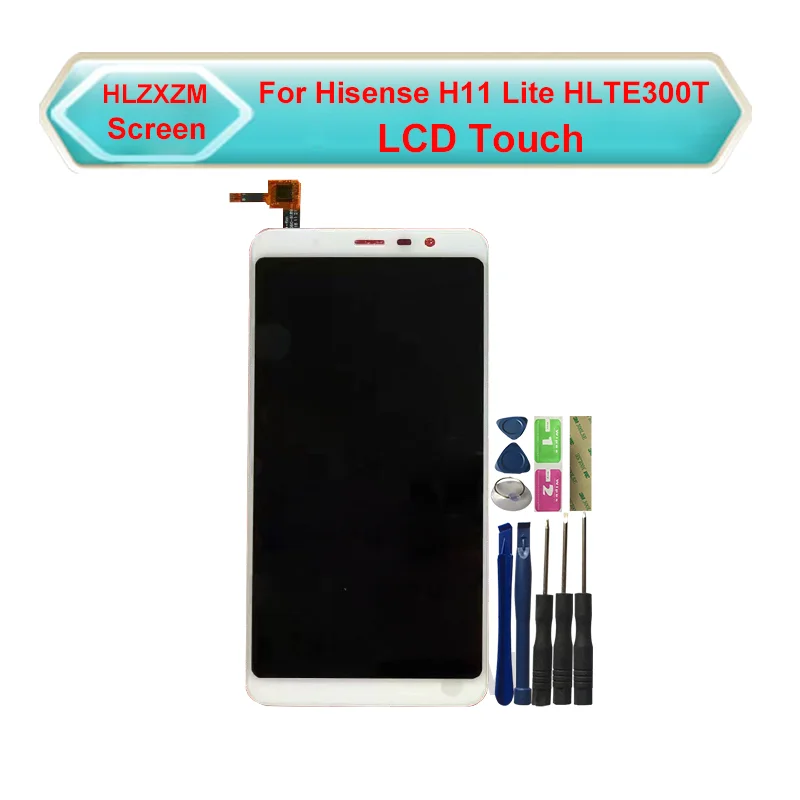 

Для Hisense H11 Lite HLTE300T ЖК-дисплей Дисплей с кодирующий преобразователь сенсорного экрана в сборе Сменные с сенсорным экраном инструменты + 3M Сти...