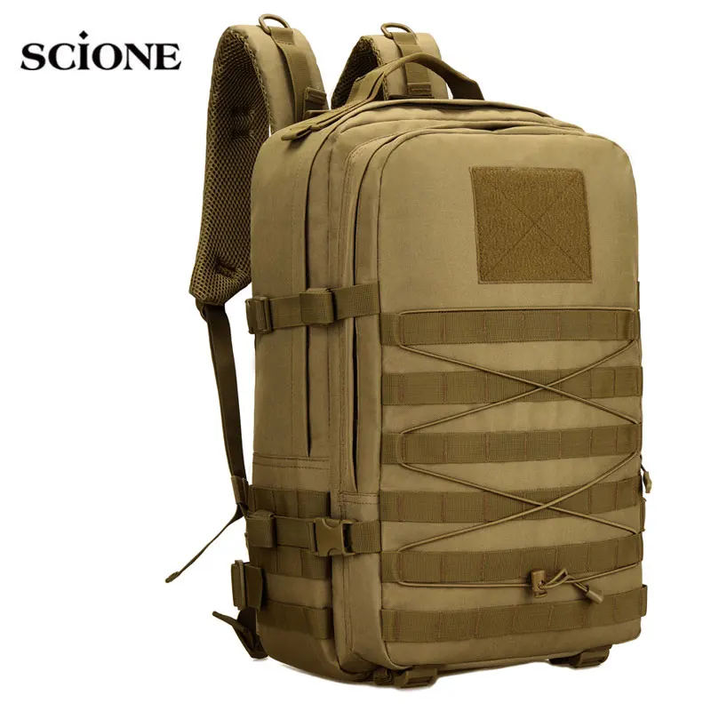 

Large Hiking Backpack Men Camouflage Army Rucksack Molle Military Bag Mountaineering Climbing Trekking Mochila Outdoor XA854WA