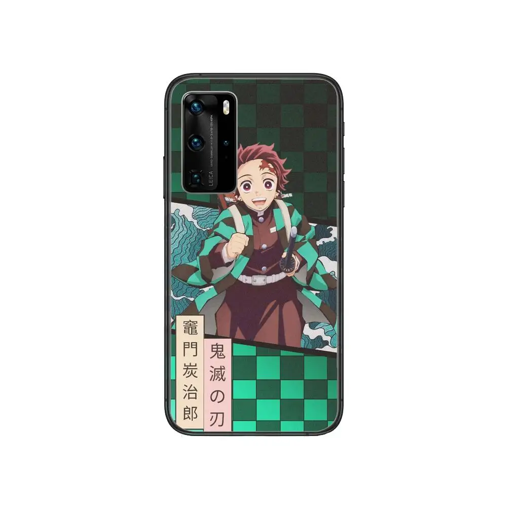 

Kimetsu No Yaiba Demon Slayer Anime Clear Phone Case For Huawei Honor 20 10 9 8A 7 5T X Pro Lite 5G Black Etui Coque Hoesjes C