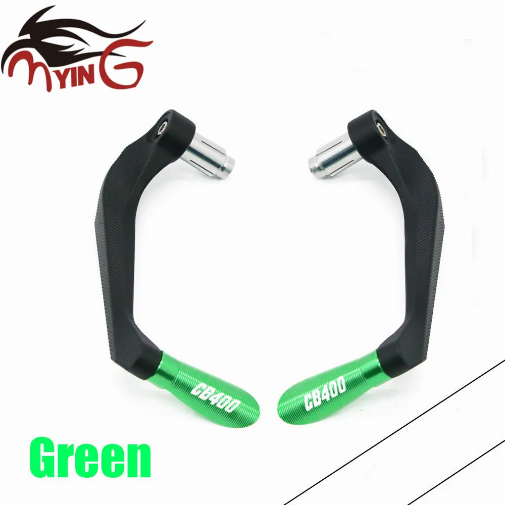 Motorcycle Universal 7/8&quot Handle Bar CNC Handlebar Grips Brake Clutch Levers Guard Protector For Honda CB400 CB 400 | Автомобили и