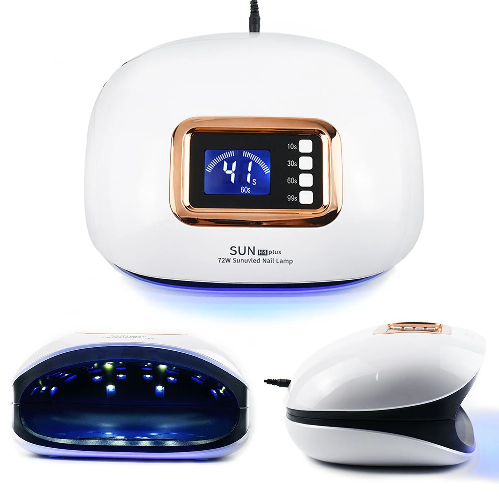 Светодиодный сушильщик для ногтей с двумя руками 72 Вт 36 лампами отверждения УФ