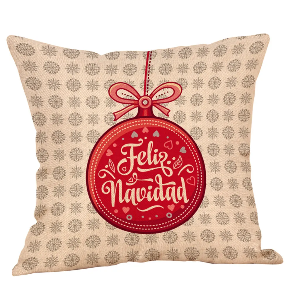 Диван Рождественский Чехол на подушку декоративные наволочки для подушки принт