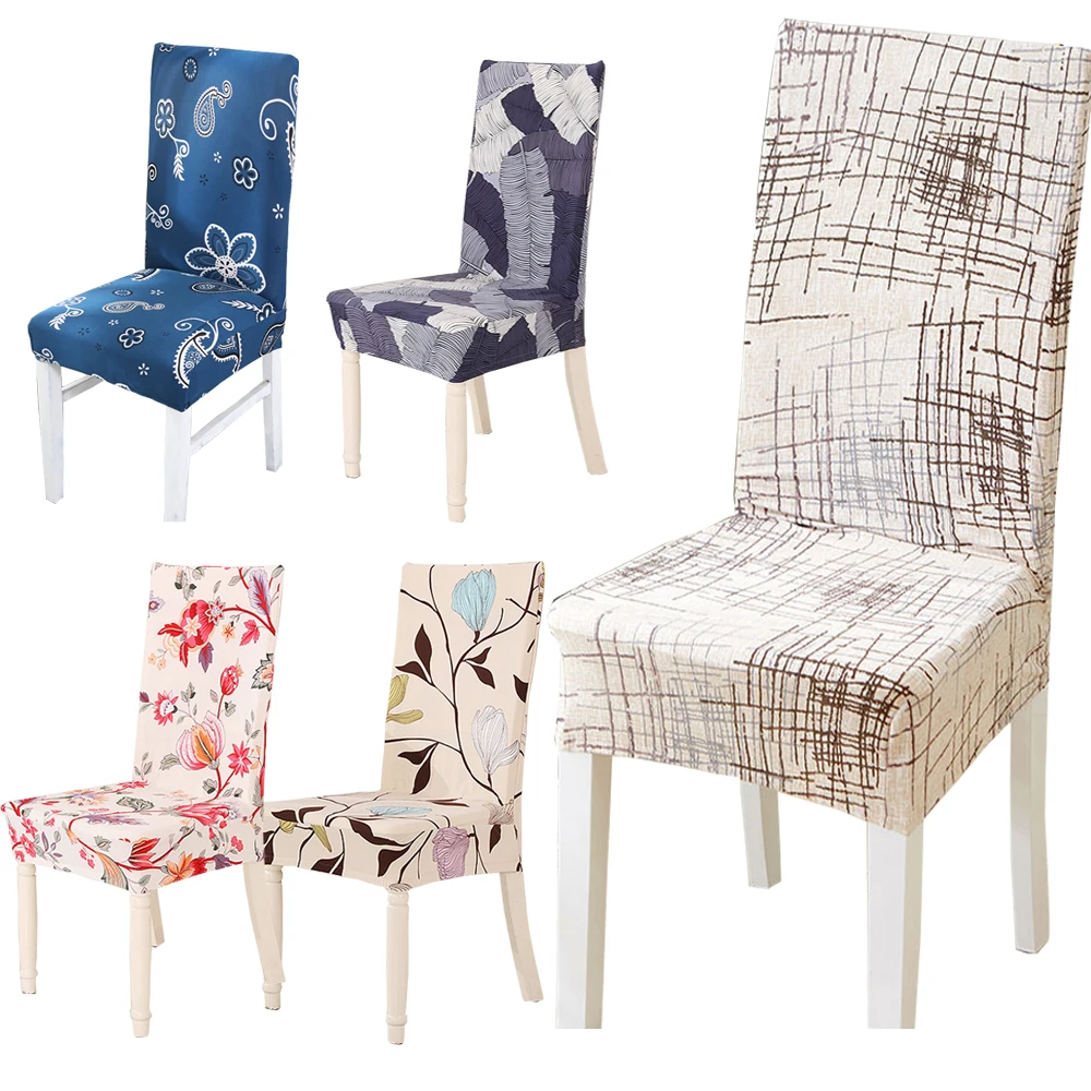 Эластичные геометрические чехлы Lvory в полоску эластичные Защитные для банкетов