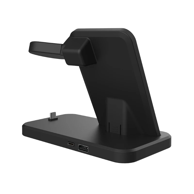 Watch Wireless Charger For-Samsung -Galaxy Watch 3 Watch Active 1/2 Phone Earbuds Charging Dock Smart Watch 3In1 Charger