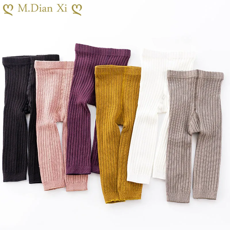 Весна-лето 2020 новые носки для девочек детские леггинсы в Вертикальную Полоску с