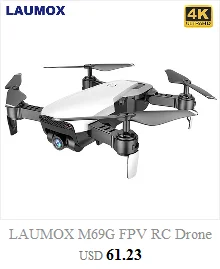 LAUMOX SG906 Дрон gps 5G wifi FPV с камерой 4K HD бесщеточный селфи складной Дрон RC Квадрокоптер RTF VS H117s B4W ZEN K1 F11