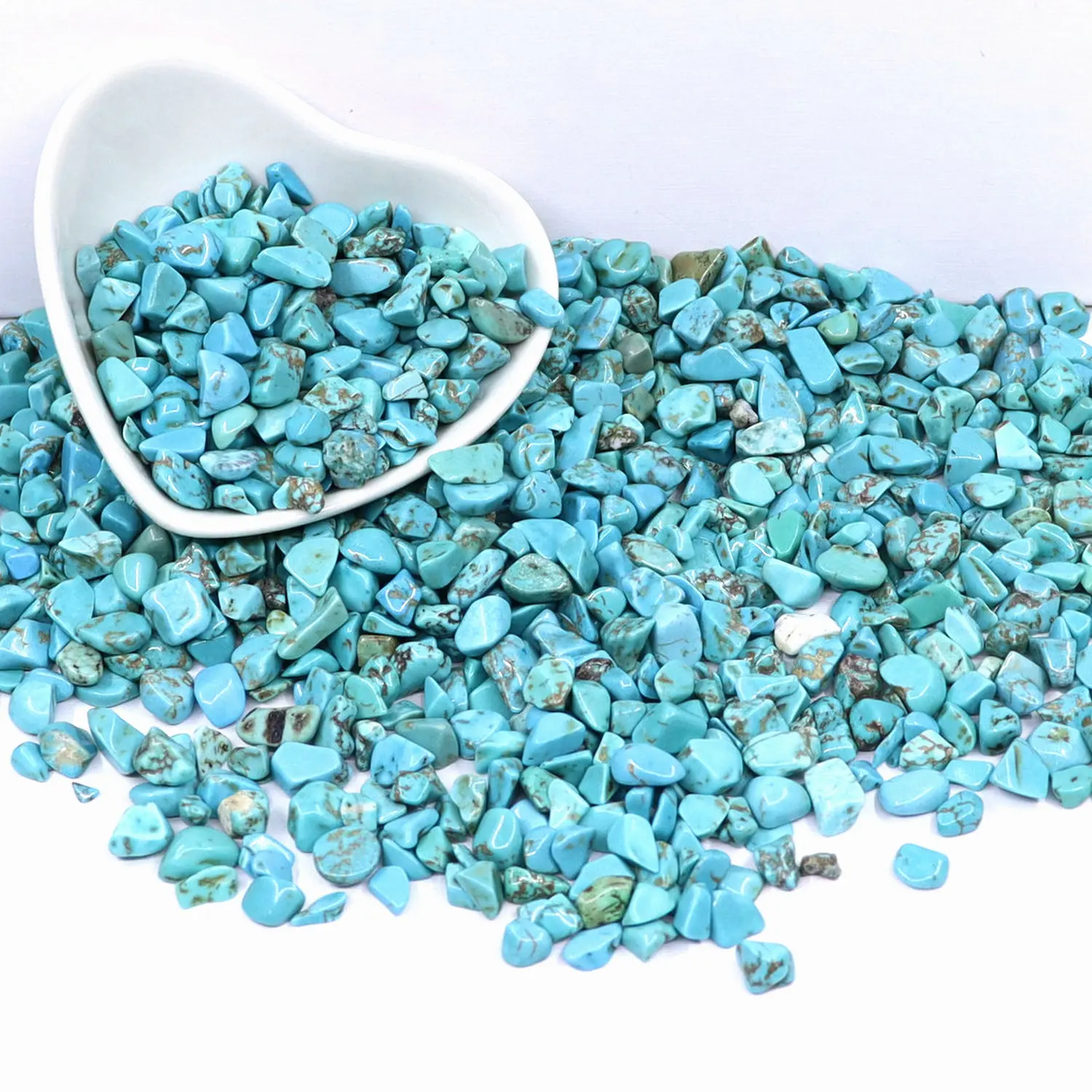 7-9 мм 200 г с добавлением цвета бирюза кристалл ремонт горный минерал образец