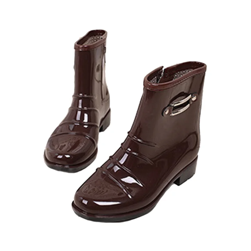 Aleafalling/мужские водонепроницаемые непромокаемые сапоги Mujer резиновые короткие