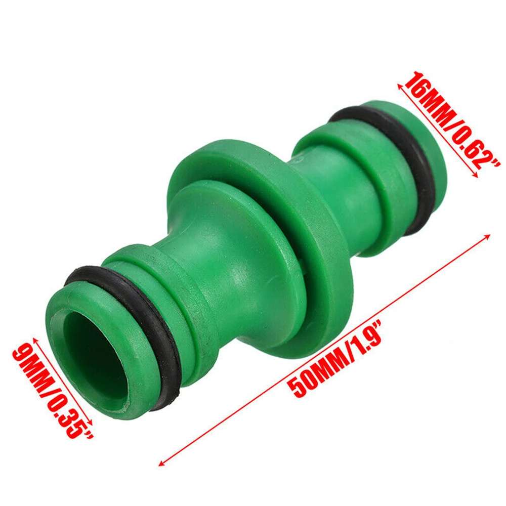 

20 Pcs/Set Drip Tape Hose Connectors Greenhouse Irrigation Thread Double Locks Gardening Drip Irrigation System Pipe Fittings