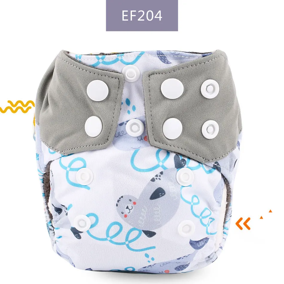 EF204-newborn diaper Elinfant пеленки для новорожденных, моющиеся, экологиэкологичные, ткань - Color: EF204-newborn diaper
