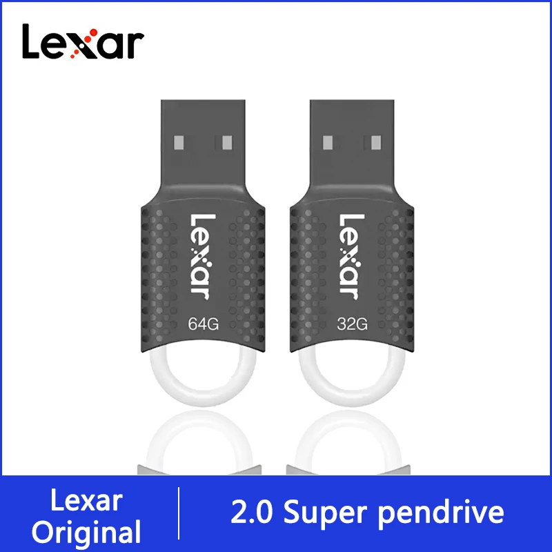 Lexar USB флеш-накопитель 32 Гб 64 Гб 128 ГБ V40 флеш-накопитель USB 2,0 флеш-карта совместима с ПК/Mac системой cle memoria usb c