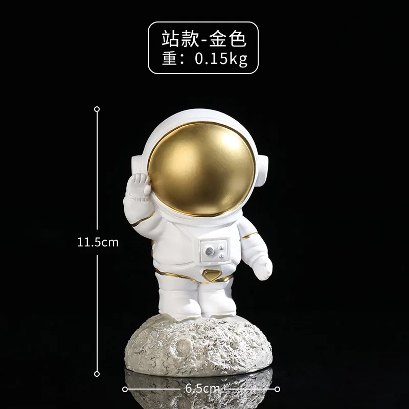 

Creative Resin Crafts Space Astronauts Pose Home Office Desktop Set Up Children's Gifts Home Decor Home Accessories Decor