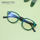 ZENOTTIC, Ретро стиль, анти-синий светильник, очки для мужчин и женщин, анти-Синие лучи, очки, детские очки для близорукости, оптические оправы для очков