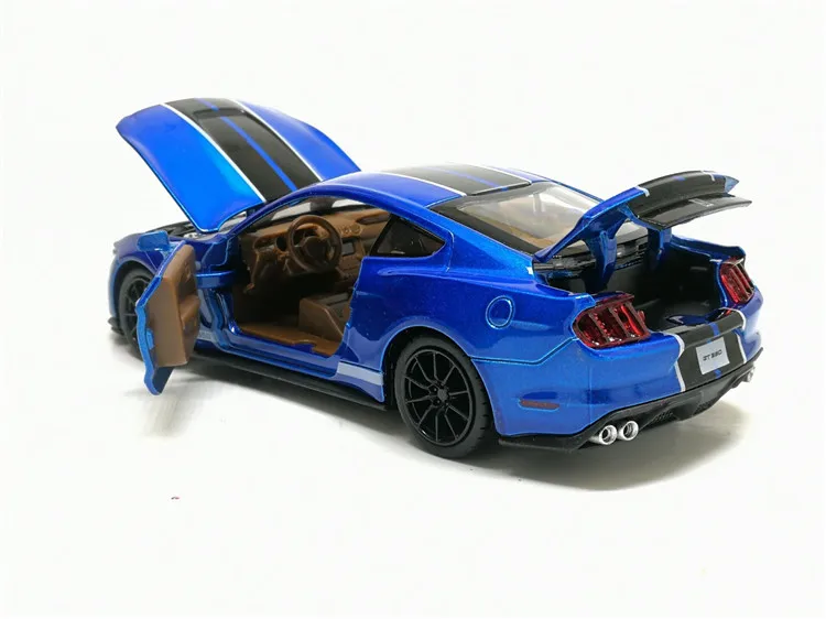 1:32 Ford Cobra Mustang литье под давлением модель автомобиля открытая дверь из металла