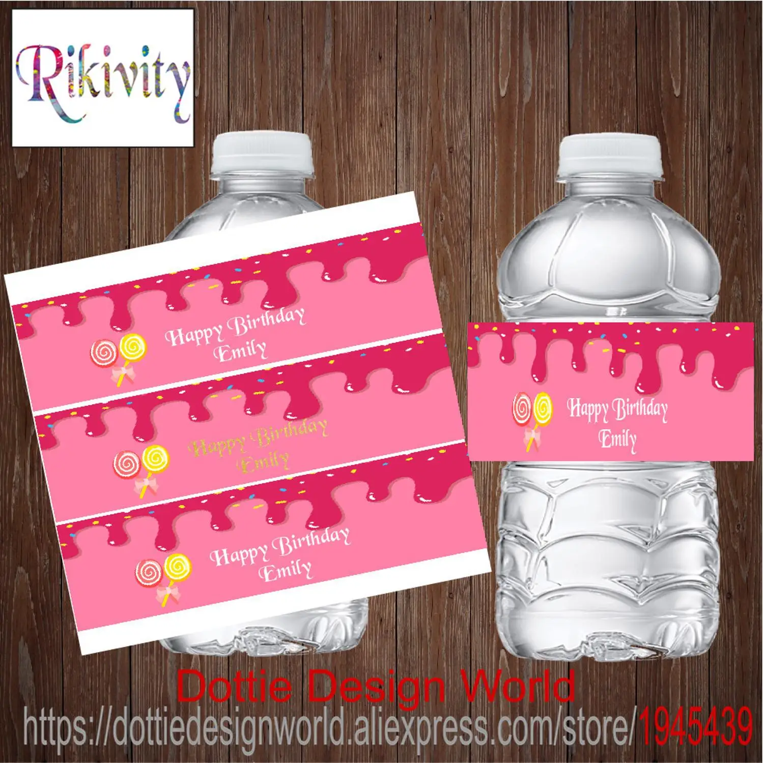 20 шт./лот мороженое вечерние бутылки для воды вина шампанского этикетки