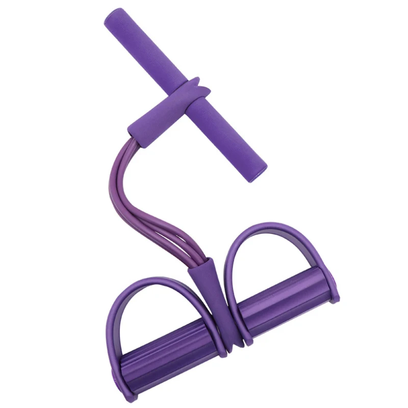 Многофункциональный четырехтрубный съемник для педалей ног эластичный фитнеса