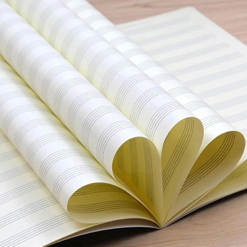 18 листов записная книжка для музыки пианино скрипка книга универсальный