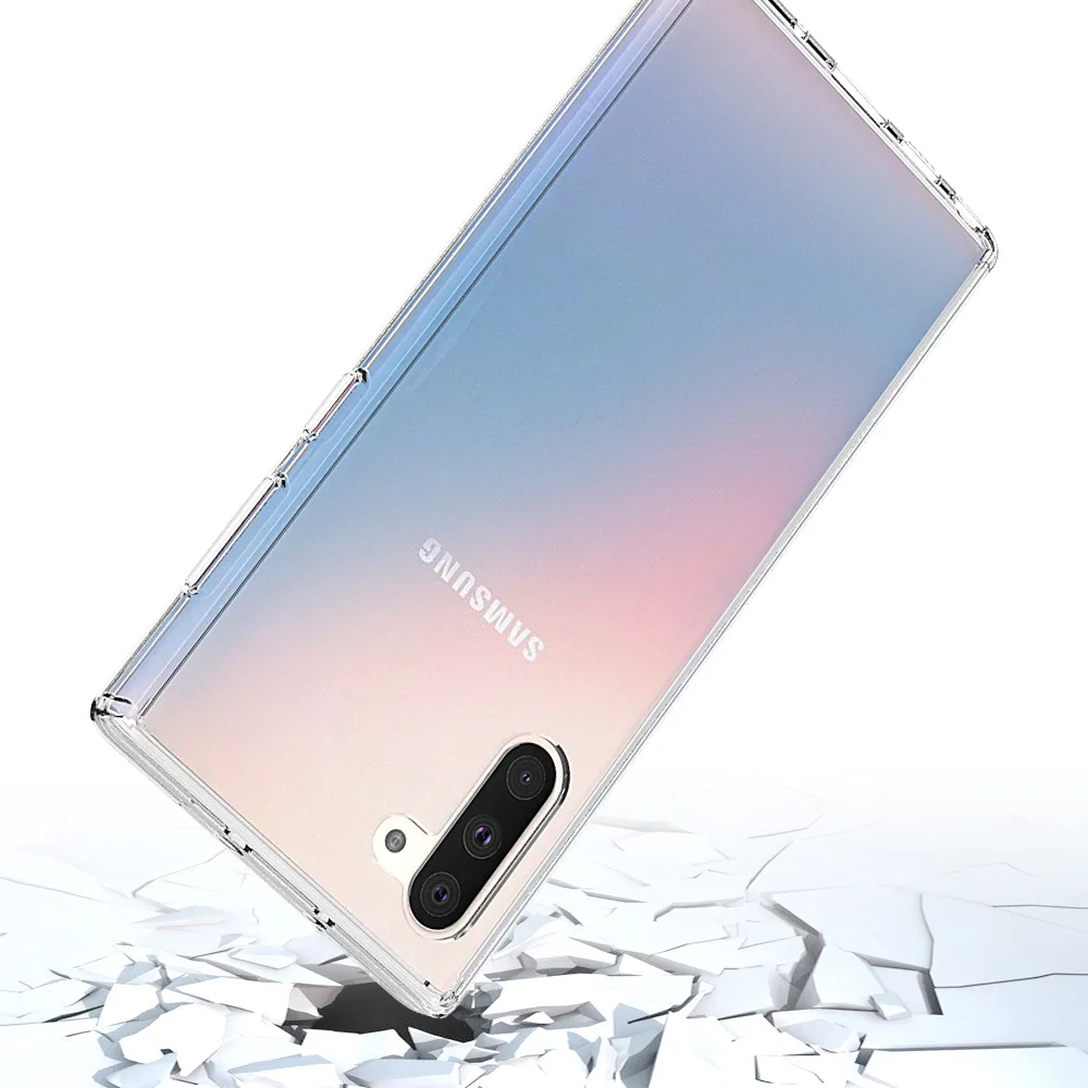 Прозрачный жесткий акриловый чехол HD для Samsung Galaxy Note 10 + 20 S20 Ultra Pro Note10 Plus 8 9 S8 S9 S10 S10e