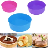 silicone mold round shape cake bakeware diy chocolate desserts baking supplies pastry mould kitchen accessories cooking tools