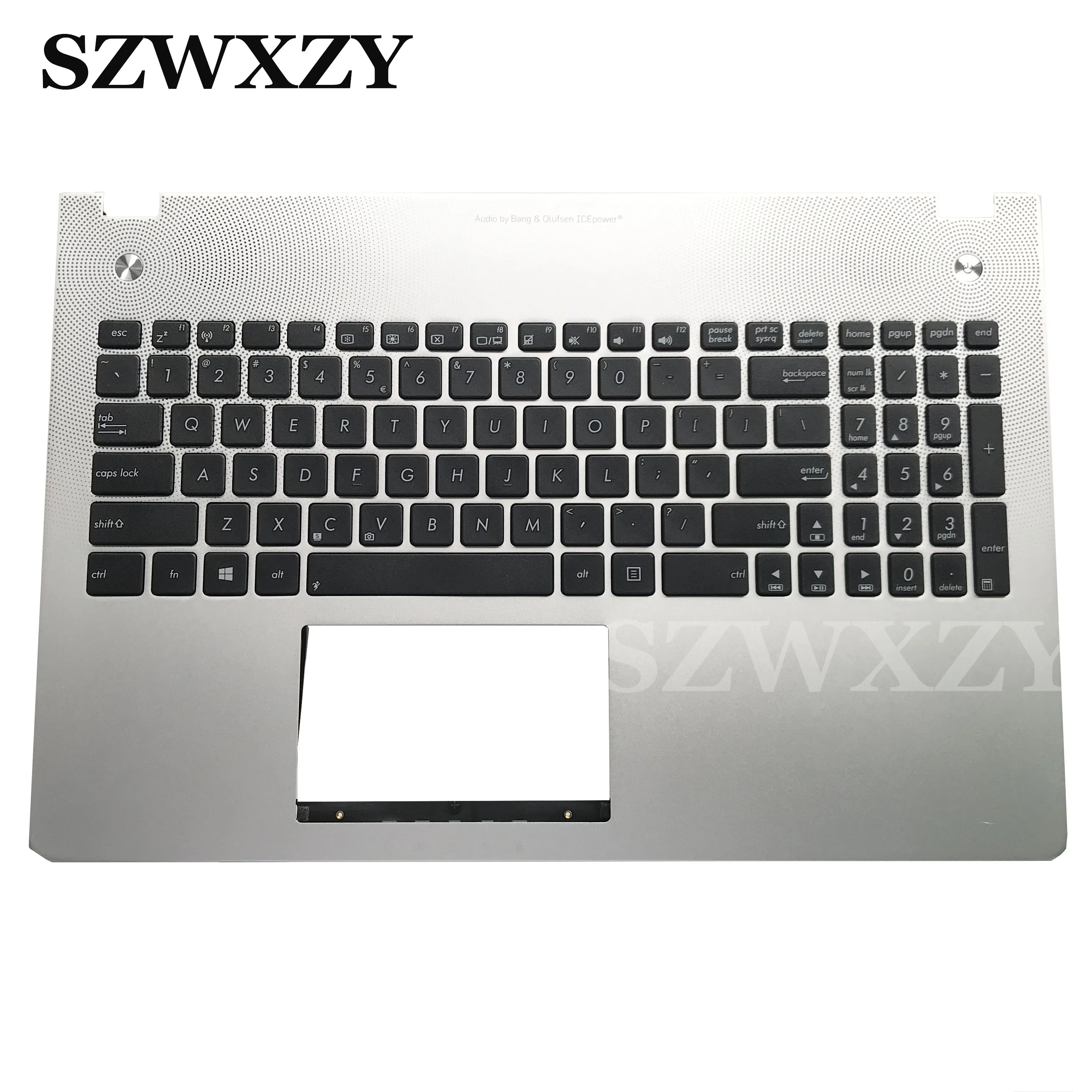 100% Новый оригинальный для ASUS N56 N56V N56VM N56VZ США раскладка Серебряная клавиатура