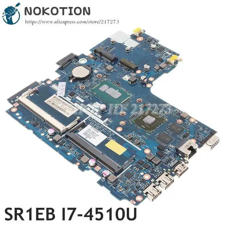 Материнская плата NOKOTION для ноутбука HP ProBook 470 G2 SR1EB I7-4510U CPU 2G GPU 768401-601 768401-001 ZPL40 ZPL50
