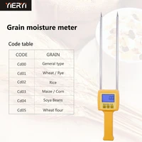 digital moisture meter portable grain moisture meter use for cornwheatricebeanwheat flour tk100s