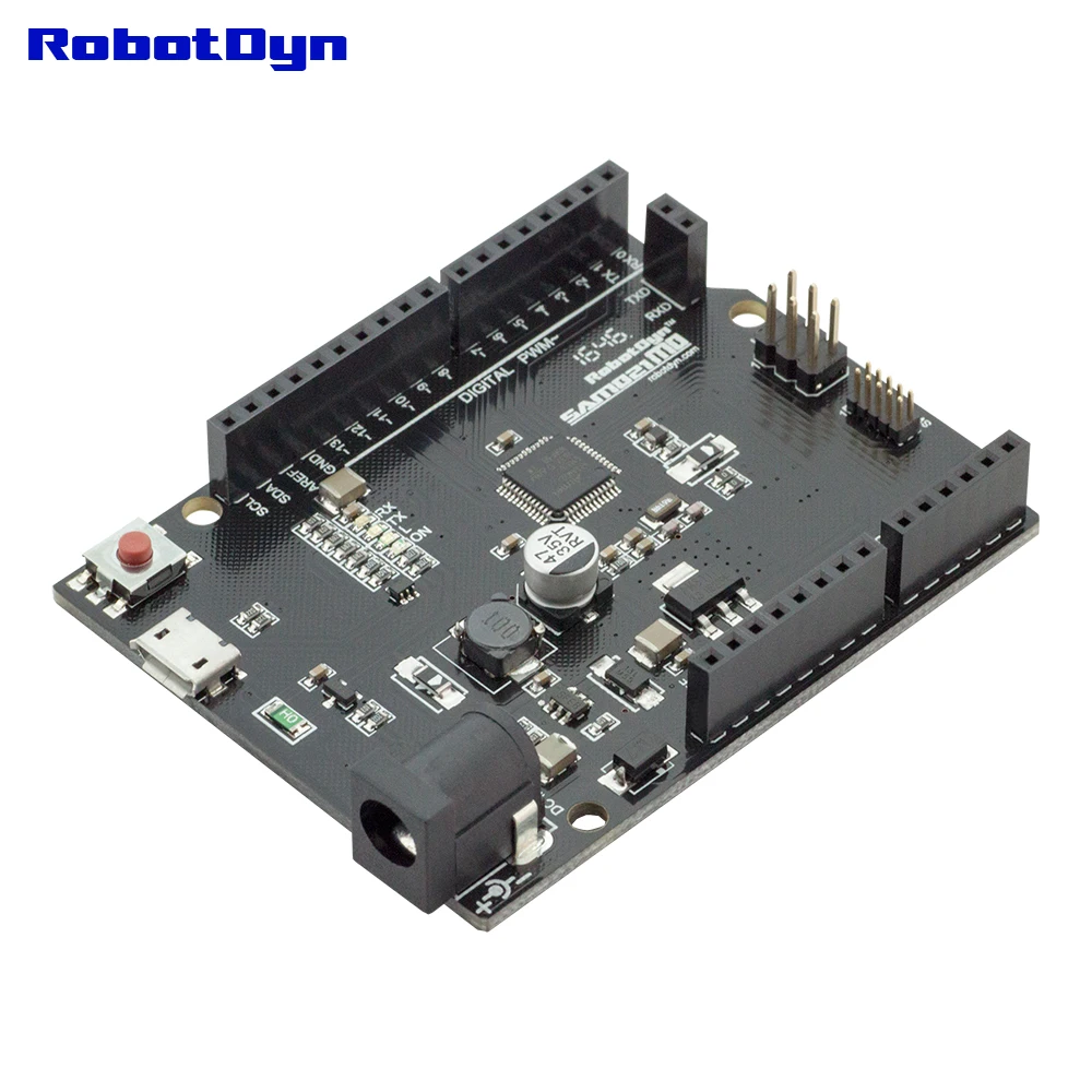 SAMD21 M0. 32-битный процессор ARM Cortex M0 ядро. Совместим с Arduino Zero, Arduino M0. Форма R3 - Цвет: SAMD21 M0