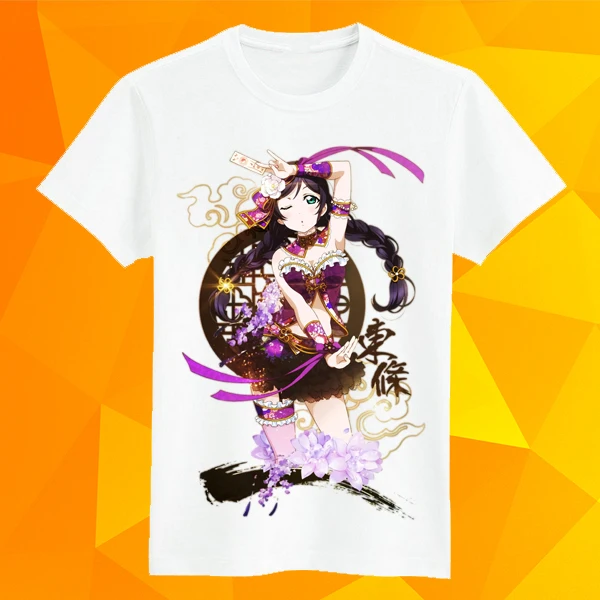 Футболка для косплея японского аниме LoveLive Sunshine летняя футболка с принтом минами