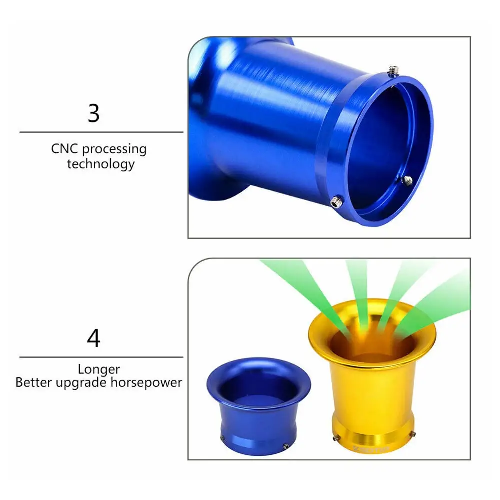 TiOODRE 50 мм МОТОЦИКЛ КАРБЮРАТОР воздушный фильтр интерфейс чашка ветровая с рожком