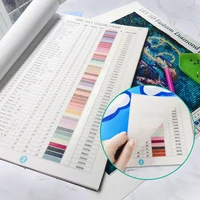 diamond painting accessories tools color card chart booklet for diamond painting color codes diamond art all color numbers